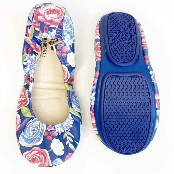 Storehouse Flats Freedom Floral Dark Blue - Picture 2 of 9